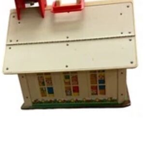 Vintage 1971 Fisher Price Little People Play Family School #923